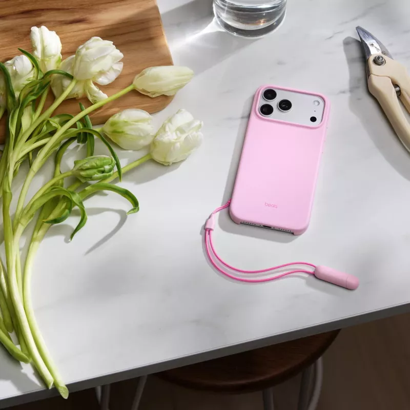 Beats iPhone 17 Pro Max statīva maciņš ar MagSafe un kameras vadību - Pebble Pink