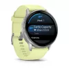 Garmin Venu 010-03014-02 viedpulkstenis / sporta pulkstenis 3.56 cm (1.4 inch) AMOLED 45 mm Digitāls 454 x 454 pikseļi Skārienekrāns Sudrabs Wi-Fi GPS (satelīts)