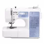 Šujmašīna Brother FS100WT — 100 dūrienu raksti, 850 SPM, 7 mm dūriena platums, automātiskais diegu ievērējs, LCD