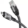 Goobay 70755 USB-C uz RJ45 Ethernet CAT 6 kabelis stabilam vadu interneta savienojumam ar maršrutētāju/modemu/tīkla komutatoru/aizstāj USB uz RJ45 adapteri / 1