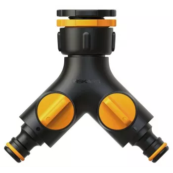Fiskars 1027061 ūdens šļūtenes savienotājelements Krāna savienotājs Melna, Oranža 1 gab.