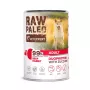 Mitrā suņu barība VETEXPERT RAW PALEO Duoprotein liellopu gaļa & trusis pieaugušiem suņiem 400 g, bez graudiem, 82,1% mitrums
