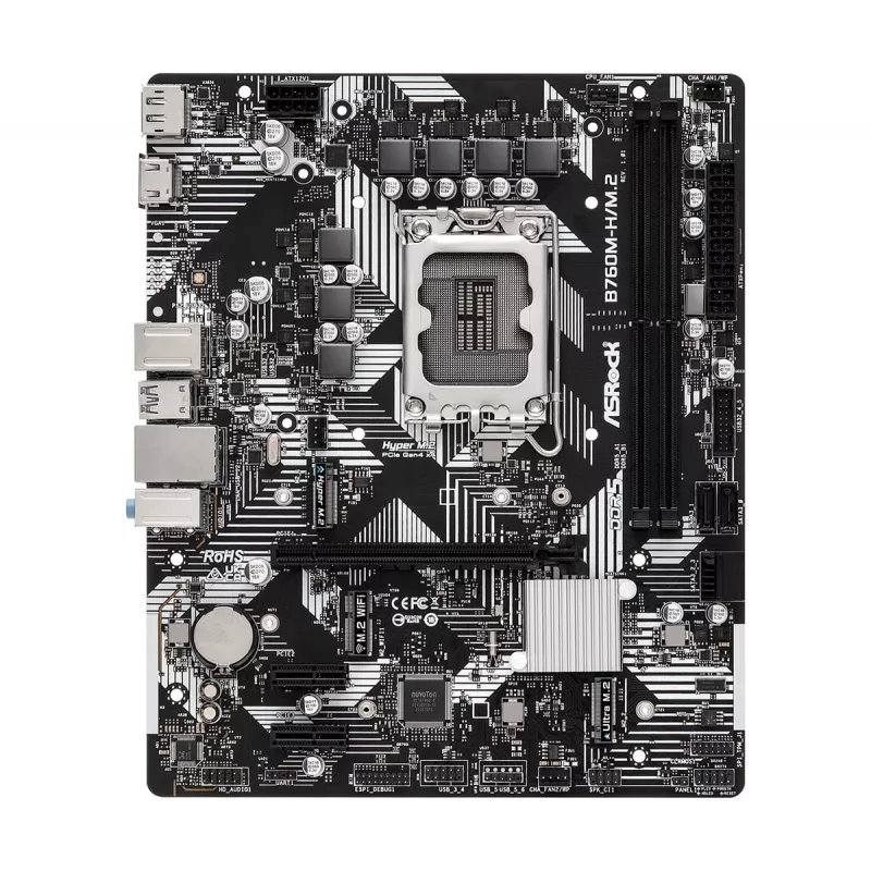 ASRock B760M-HDV/M.2 DDR5 Micro-ATX mātesplate