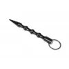 Taktiskā pildspalva GUARD YC-008-BL — kompakta duralumīnija pildspalva ar stikla lauzēju, 150 mm, 50 g, melna