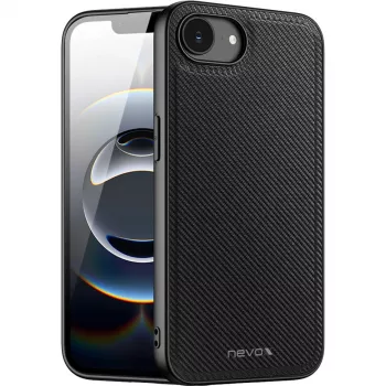Nevox 2499 vāciņš iPhone 16e, melns, 15,5 cm