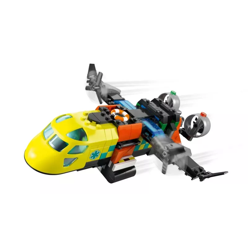 LEGO CITY 60505 Lidmašīna, Servisa Kravas Automašīna un Gaisa Spilvenu Kuģis