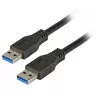 USB kabelis EFB Elektronik K5280SW.1 USB 3.2 Gen 1 1 m melns