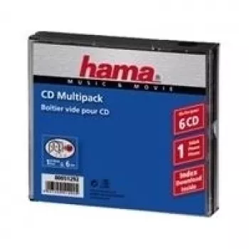CD Multipack Hama 51292 6 Diski Caurspīdīgs