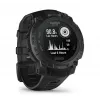 Smartwatch GARMIN Instinct 3 45mm Solar Tactical Edition Melns — 45mm, saules uzlāde, GPS, sirdsdarbības monitors