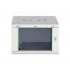 Wall-mounted rack cabinet DIGITUS Dynamic‑N 7U 19 inch 600x600 mm, unmounted, IP20, key lock