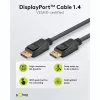 DisplayPort kabelis Goobay 74779 3 m Melns G-Sync FreeSync