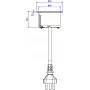 Bachmann Socket Outlet PIX 1xCH T13 2, 0m 926.305 (926.305)