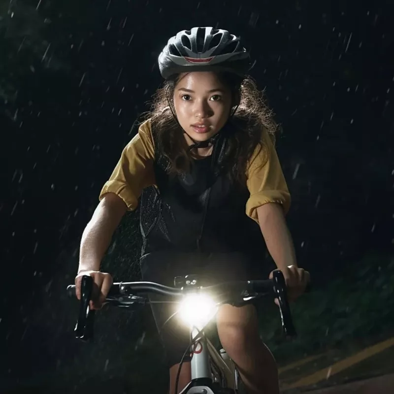 Rockbros RHL1500 priekšējais velosipēda lukturis spidometram/GPS