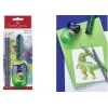 Rakstāmpiederumu komplekts Faber-Castell Dino zaļa 111519 — Faber-Castell rakstāmpiederumu komplekts Dino zaļa