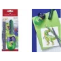 Rakstāmpiederumu komplekts Faber-Castell Dino zaļa 111519 — Faber-Castell rakstāmpiederumu komplekts Dino zaļa