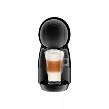 Kapsulu kafijas automāts DeLonghi EDG110.AB Piccolo XS — 15 bāri, 0,8 L ūdens tvertne, darba virsmai, melns