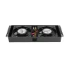 Dzesēšanas ventilators Extralink 2 FANS ROOF COOLING UNIT 220V AC melns metāla
