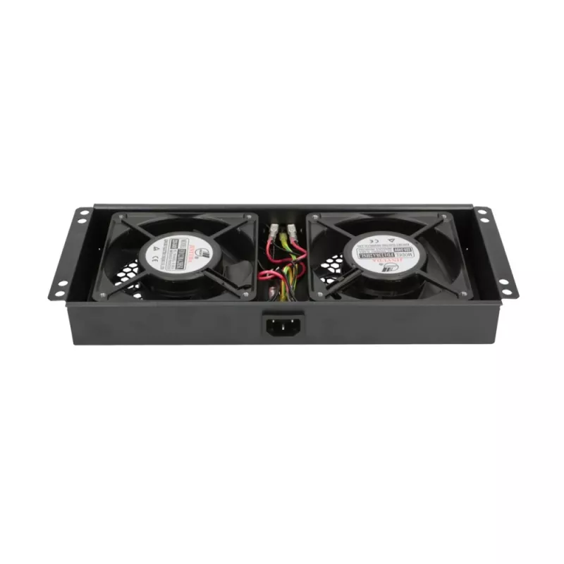 Dzesēšanas ventilators Extralink 2 FANS ROOF COOLING UNIT 220V AC melns metāla