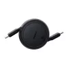 Baseus Free2Pull Mini USB-C uz USB-C USB kabelis, 60 W, 1, (melns)