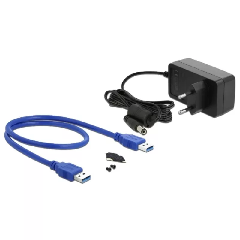 HDD korpuss DeLOCK 42612 Melns 3,5 collas