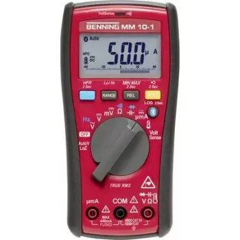 Benning MM 10-1 rokas multimetrs, digitālais datu reģistrators CAT IV 600 V Displejs (rādījumi): 6000 (044687)
