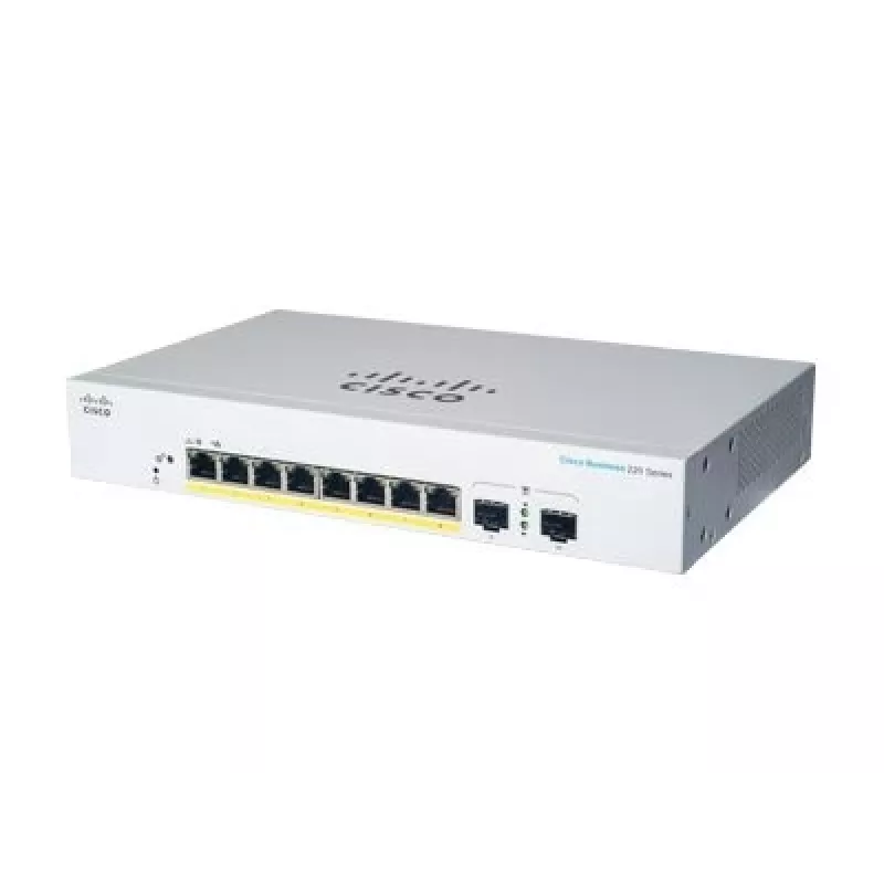 Viedais slēdzis Cisco CBS220-8P-E-2G
