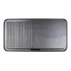 Elektriskais galda grils Rommelsbacher BBQ 2003 — 1900 W, 50×25 cm, rievota + Teppanyaki, regulējams termostats, sudraba/melns