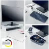 Monitora statīvs LEITZ Freestanding 64340001 — galda statīvs 61 cm (24 collu) ekrāniem, 20 kg ietilpība, regulējams augstums, balts