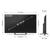 Sharp 32HF3865E 32 collu Smart TV ar Google TV