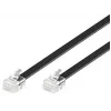 Telefona kabelis Microconnect MPK110B RJ12 RJ12 10 m Caurspīdīgs