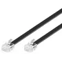 Telefona kabelis Microconnect MPK110B RJ12 RJ12 10 m Caurspīdīgs
