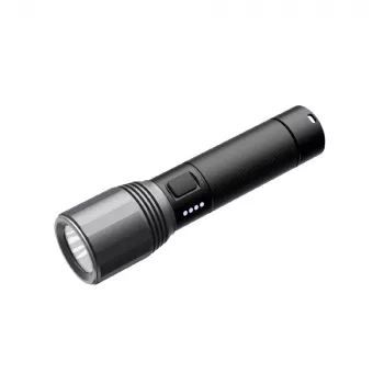 Rokas lukturītis Nextool T10 — 2000 lm, 220 m staru kūlis, USB-C, IPX7, alumīnija korpuss, 152 mm