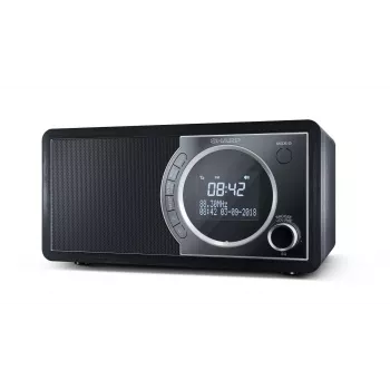 Sharp DR-450 digitālais radio - melns, Personīgais, Digitālais, DAB, DAB+, FM, 87,5 - 108 MHz, 174,928 - 239,2 MHz, 3 W