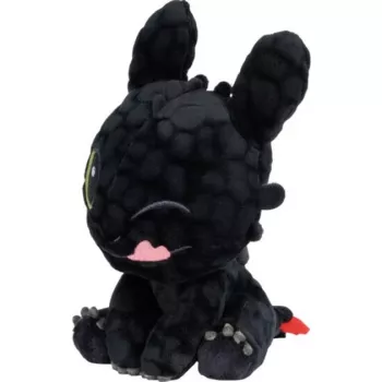 Dragons: Toothless, laimīgs, plīša rotaļlieta 18 cm