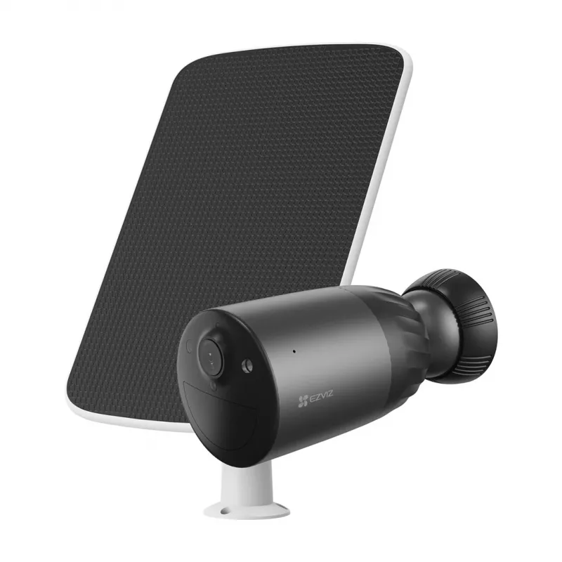 IP drošības kamera EZVIZ BC1c 4K Bullet, 8 MP, 3840×2160, 2,8 mm, 135° diagonāli, Wi‑Fi, akumulators 10400 mAh, IP65