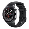 OnePlus Watch 2 - 46 mm - viedpulkstenis ar siksniņu - Fluoroelastomer - Plaukstas izmērs: 140-210 mm - Displejs 3,63 cm (1,43)