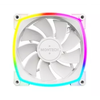 Montech RX120 PWM datora korpusa ventilators 12 cm Balts 3 gab.