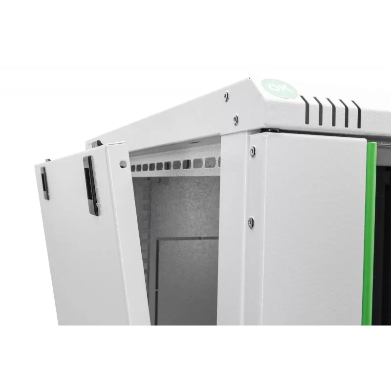 DIGITUS Professional Dynamic Basic Series DN-19 16U-6/6-EC - korpuss - piemērots montāžai pie sienas - pelēks, RAL 7035 - 16U - 48.3 cm (19)