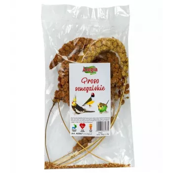 Kārums putniem un grauzējiem Alegia Senegāl prosas maisījums, graudaugu garša, 80 g maisiņš