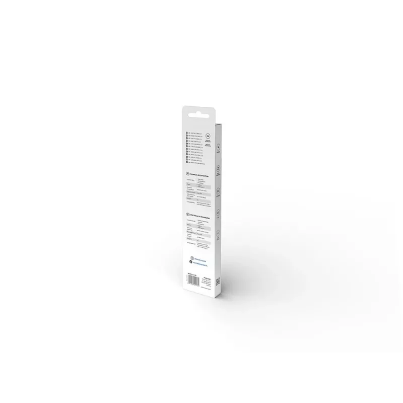 Savio CL-125 USB kabelis USB 2.0 1 m USB A USB C Balts