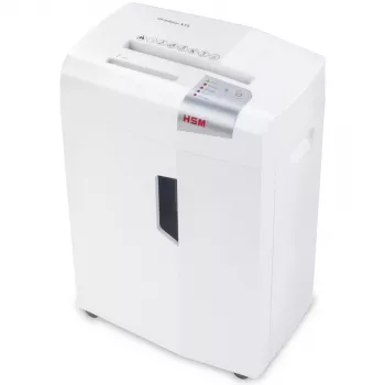 Papīra smalcinātājs HSM X15, daļiņu griezums P-4, 23 cm darba platums, 16 lapu ietilpība, 26 L tvertne, sudraba
