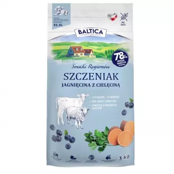 BALTICA regional flavours Junior Jēra gaļa ar teļa gaļu - sausā suņu barība - 3kg