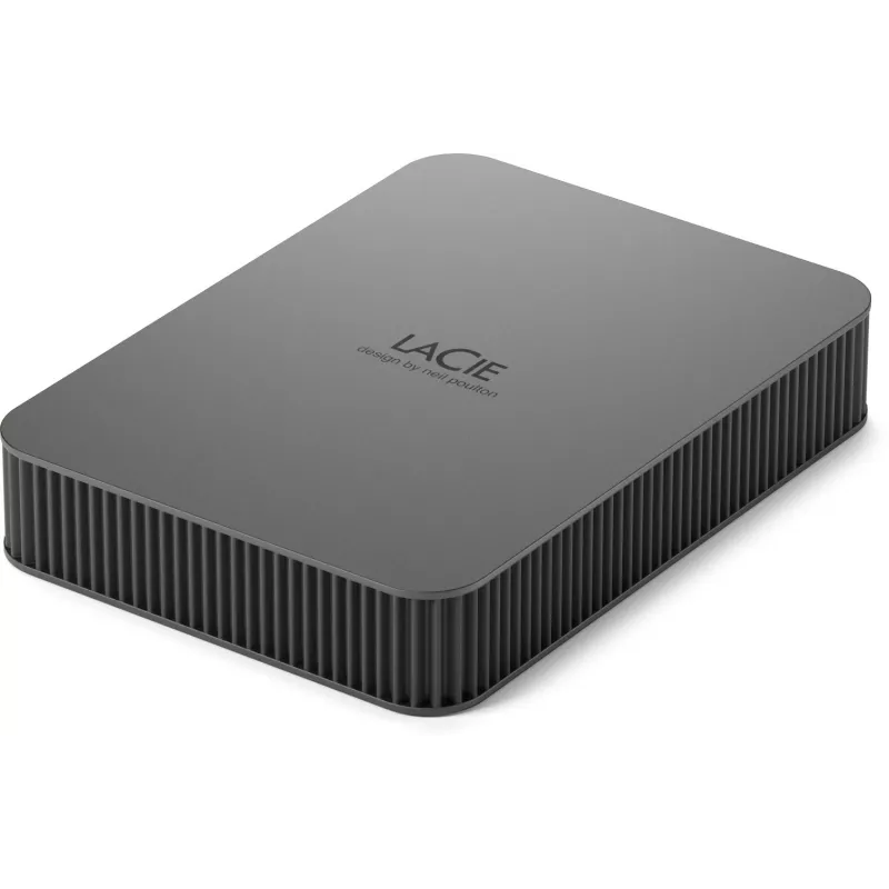 LaCie Mobile Drive Secure 5TB portatīvais ārējais cietais disks 2,5 collu Mac & PC Space Grey datu atkopšanas pakalpojums (STLR5000400)