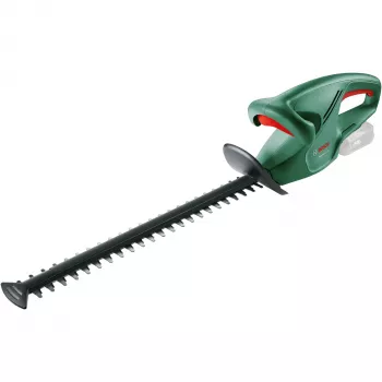 Elektriskās dzīvžoga šķēres Bosch EasyHedgeCut 18-45 — 45 cm dubultais asmens, 18 V akumulators, 2.3 kg