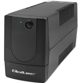 Qoltec 53774 nepārtrauktās barošanas avots (UPS) Line-Interactive 1 kVA 600 W 1 maiņstrāvas kontaktligzda