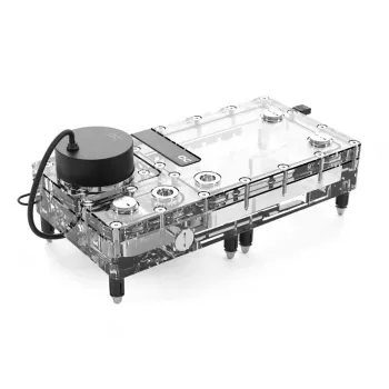 Alphacool Core Flat Reservoir 240, ar VPP sūkni - labais