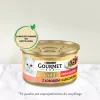 Slapjā kaķu barība Purina Nestlé GOURMET Gold Adult 85 g — Vistas & Laša garša, proteīns 7%, mitrums 82%