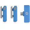 Bezvadu lavaljēra mikrofons Rode Wireless Micro — zils (WIMICROCBLU)