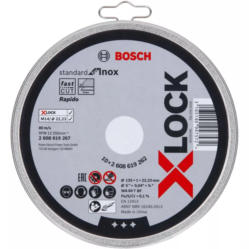 Bosch 2 608 619 262 leņķa slīpmašīnas piederums Griešanas disks