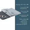 Apsildes spilvens HK125 XXL Cosy pelēks